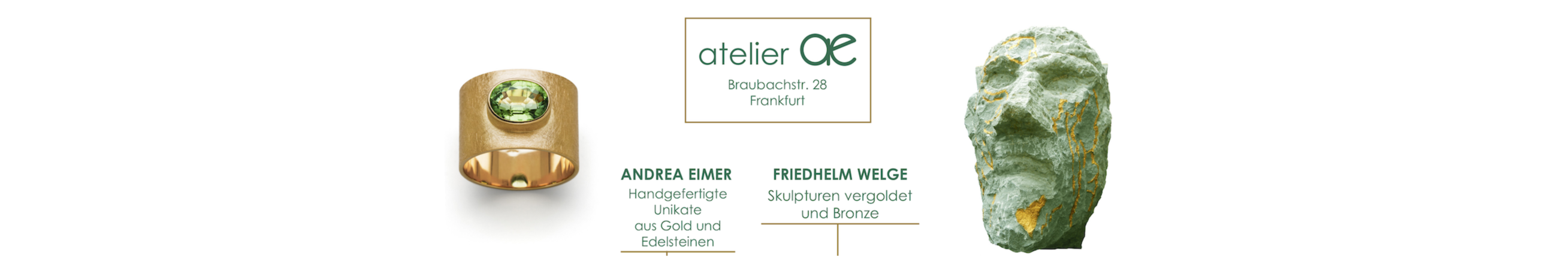 Ausstellung "Gold" im Atelier Andrea Eimer